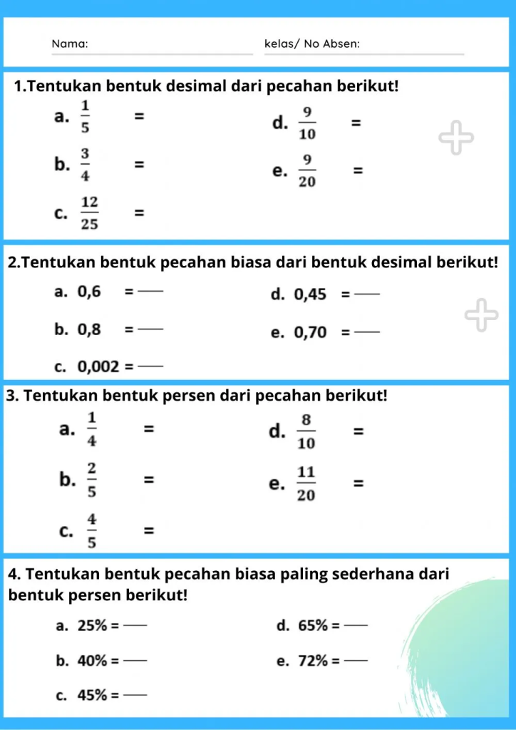 10 Rahasia Cepat Pintar Contoh Soal Desimal Kelas 4 SD Agar Anak Tidak Lagi Bingung 10 Rahasia Cepat Pintar Contoh Soal Desimal Kelas 4 SD Agar Anak Tidak Lagi Bingung