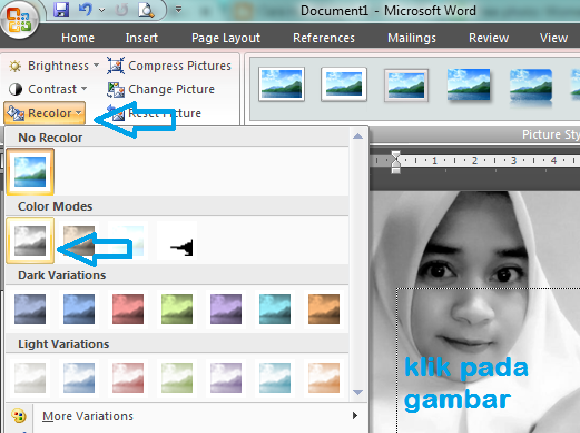 5 Cara Mengubah Gambar Hitam Putih Menjadi Berwarna dengan Word, Ternyata Semudah Ini!