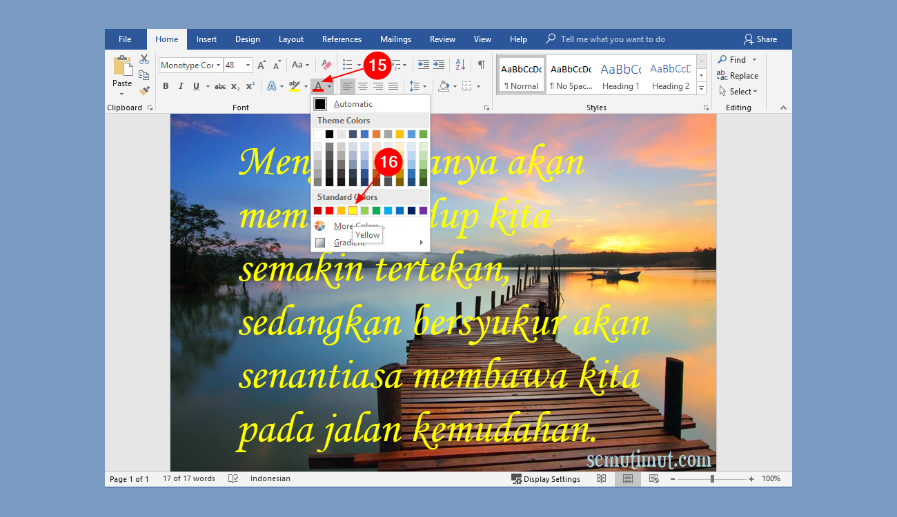 Cara Membuat Tulisan Di Atas Gambar Microsoft Word Lengkap Semutimut Cara Membuat Tulisan Di Atas Gambar Microsoft Word Lengkap Semutimut