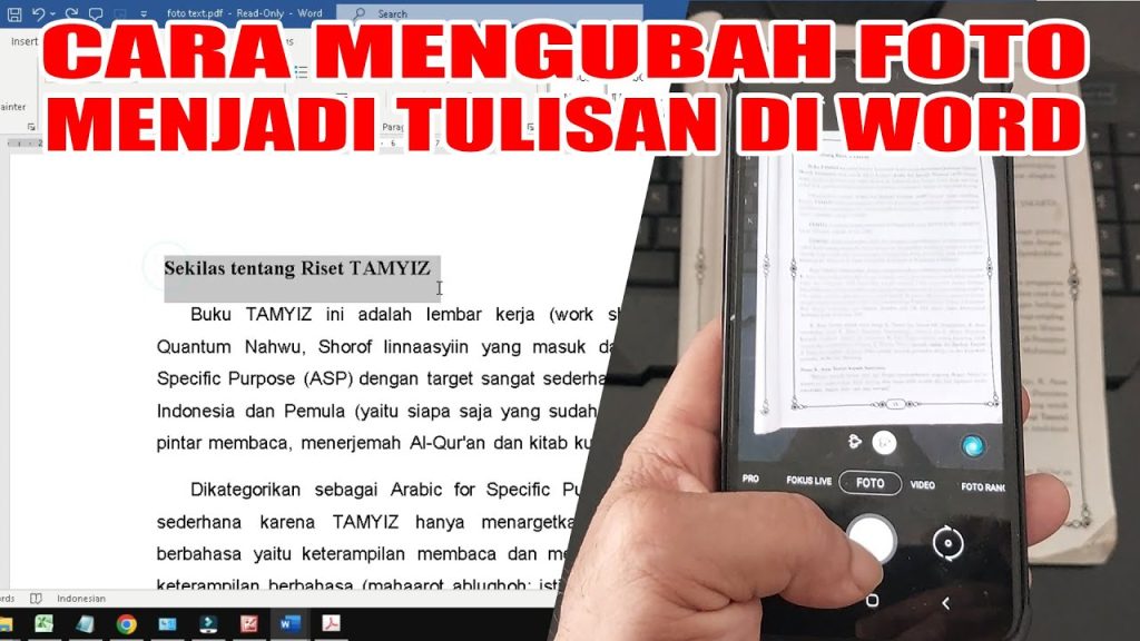 Ini 3 Cara Mengubah Foto Tulisan ke Word Tanpa Aplikasi, Ternyata Bisa Langsung dari HP