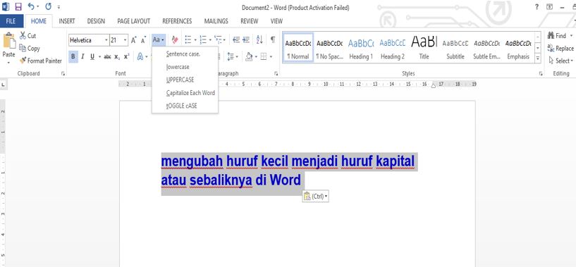 Pahami Rahasia Menghilangkan Garis Merah di Word: Terbukti Mengubah Huruf Kecil Menjadi Kapital pada Word Lebih Mudah