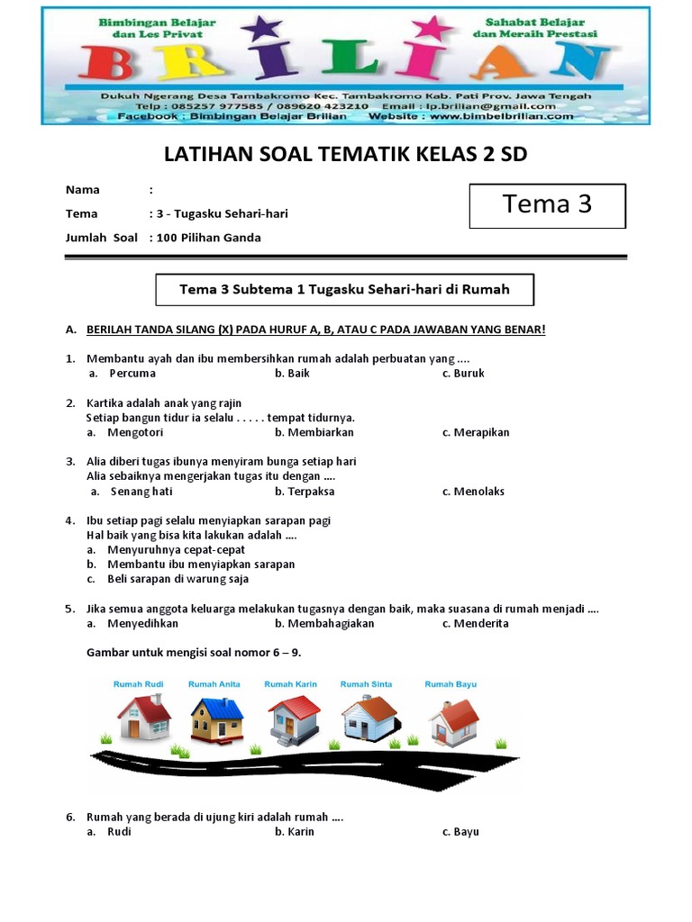 Rahasia Cepat Jawab Soal Tema 3 Tugasku Sehari-hari Kelas 2 Revisi 2017 yang Wajib Tahu Rahasia Cepat Jawab Soal Tema 3 Tugasku Sehari-hari Kelas 2 Revisi 2017 yang Wajib Tahu