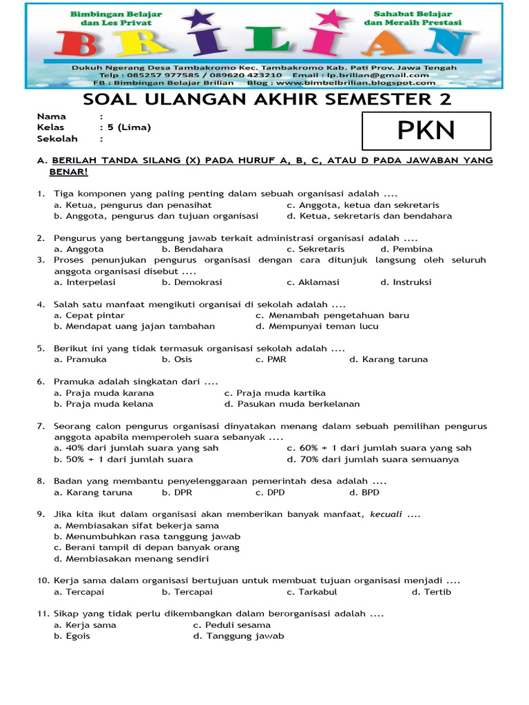 Rahasia contoh soal muatan ppkn tema 9 kelas 5 semester 2 Bikin Nilai Naik 7x Lebih Cepat