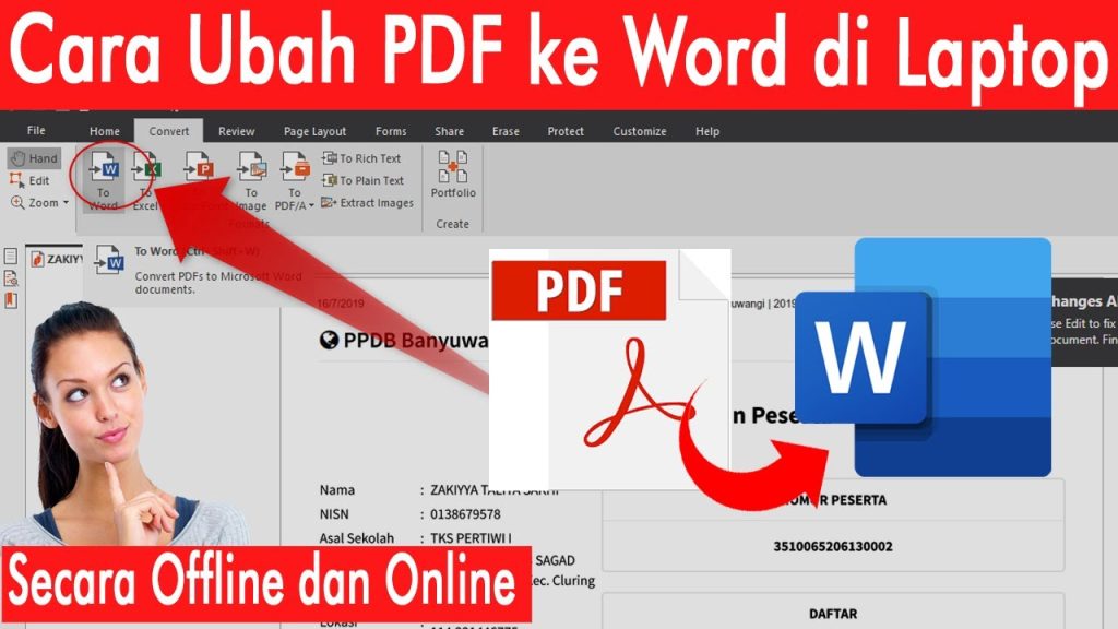 cara mengubah foto seperti scan ke word